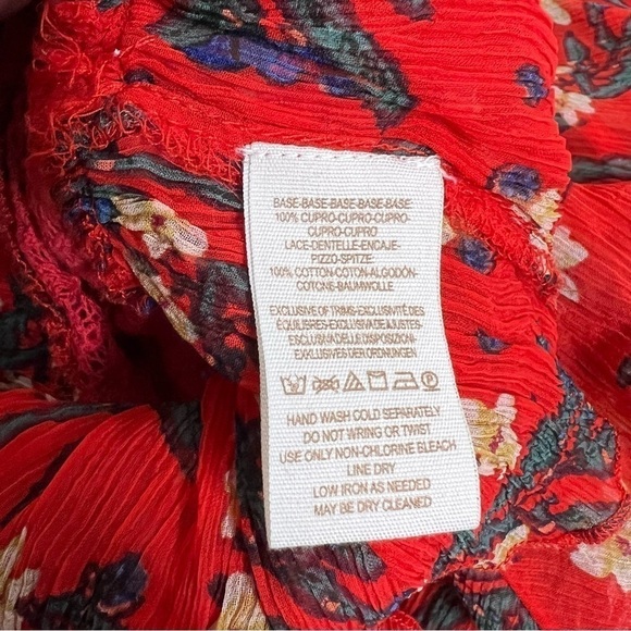 Free People Bright Lights Floral Boho Top - Picture 7 of 7